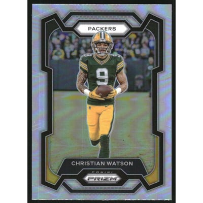 2023 Panini Prizm Prizms Silver #107 Christian Watson