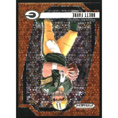 2024 Panini Prizm Prizms Orange Disco #110 Brett Favre