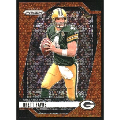 2024 Panini Prizm Prizms Orange Disco #110 Brett Favre
