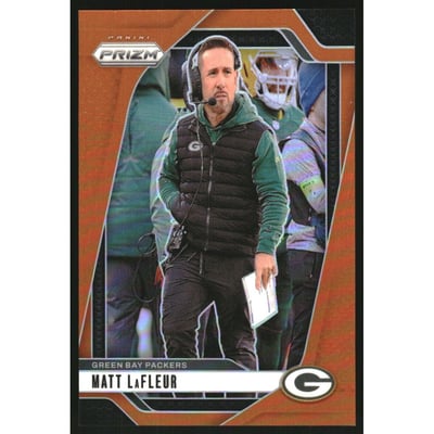 2024 Panini Prizm Prizms Orange #108 Matt LaFleur