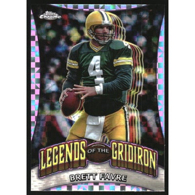 2024 Topps Chrome Legends of the Gridiron Xfractors #LOG6 Brett Favre