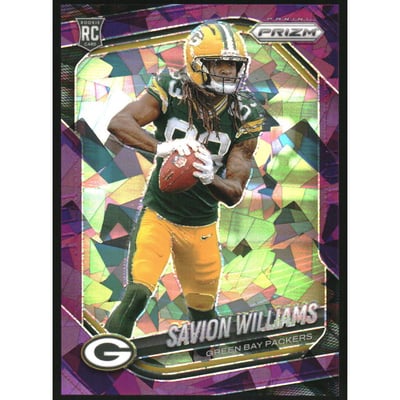 2025 Panini Prizm Prizms Purple Ice #306 Savion Williams