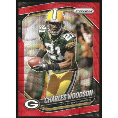 2025 Panini Prizm Prizms Red Wave #119 Charles Woodson