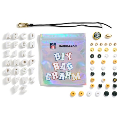 Green Bay Packers BaubleBar Mini Custom Bag Charm Bead Kit