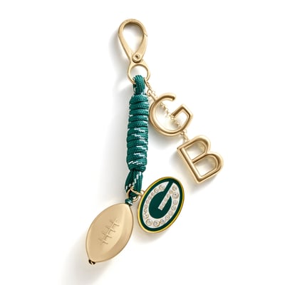 Green Bay Packers BaubleBar Paracord Bag Charm