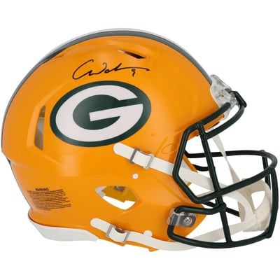 Christian Watson Green Bay Packers Fanatics Authentic Autographed Riddell Speed Authentic Helmet