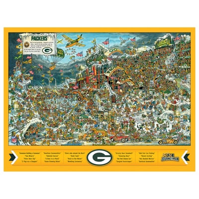Green Bay Packers Fanpoint 500-Piece Joe Journeyman Puzzle
