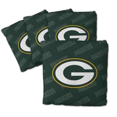 Green Bay Packers Fanpoint Four-Piece Cornhole Bag Set