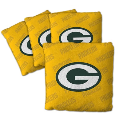 Green Bay Packers Fanpoint Four-Piece Cornhole Bag Set