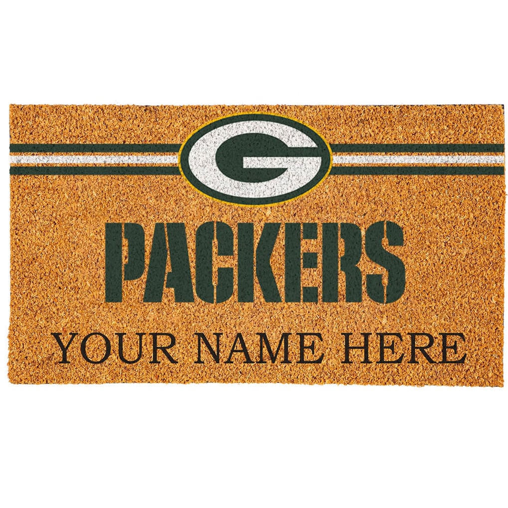 Green Bay Packers 18" x 30" Personalized Coir Doormat