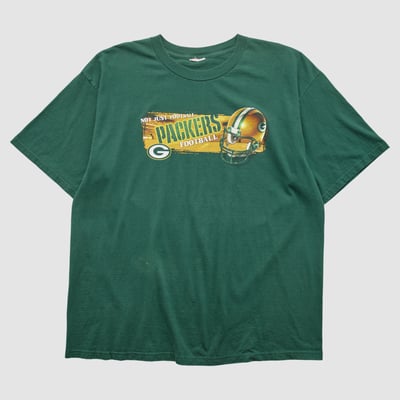 Green Bay Packers 2000s T-shirt - Green - 2XL by Fanatics Real Vintage