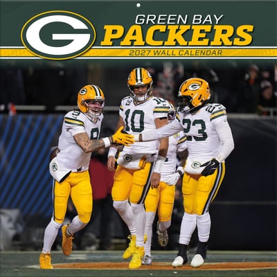 Green Bay Packers 2027 12” x 12” Team Wall Calendar