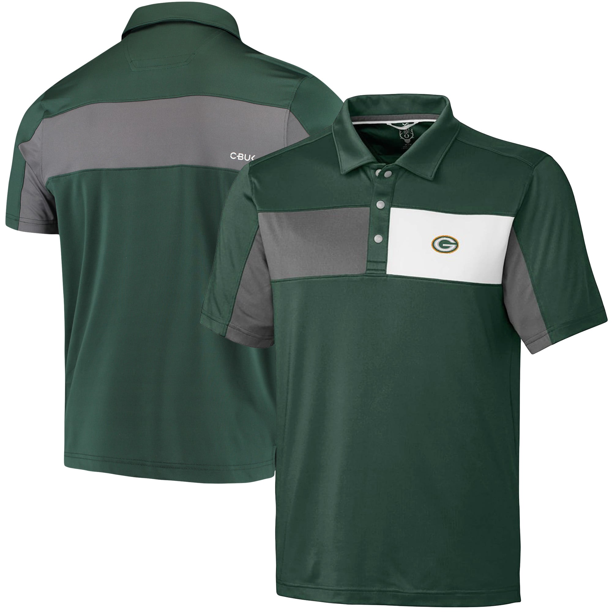 Green Bay Packers CBUK by Cutter & Buck Logan Polo - Green