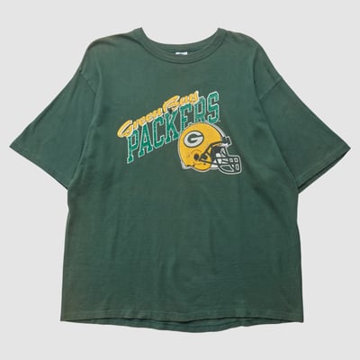 Green Bay Packers Champion 90s T-shirt - Green - 2XL by Fanatics Real Vintage