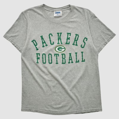 Green Bay Packers CSA 2000s T-shirt - Gray - M by Fanatics Real Vintage