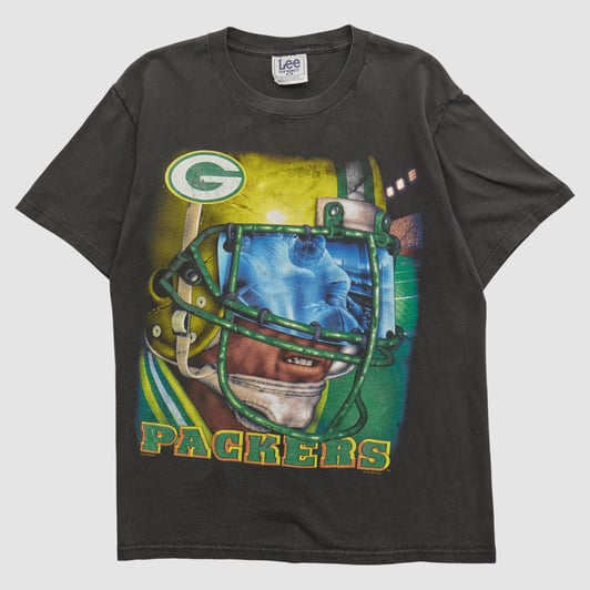 Green Bay Packers Lee Apparel 2000s T-shirt - Black - S by Fanatics Real Vintage