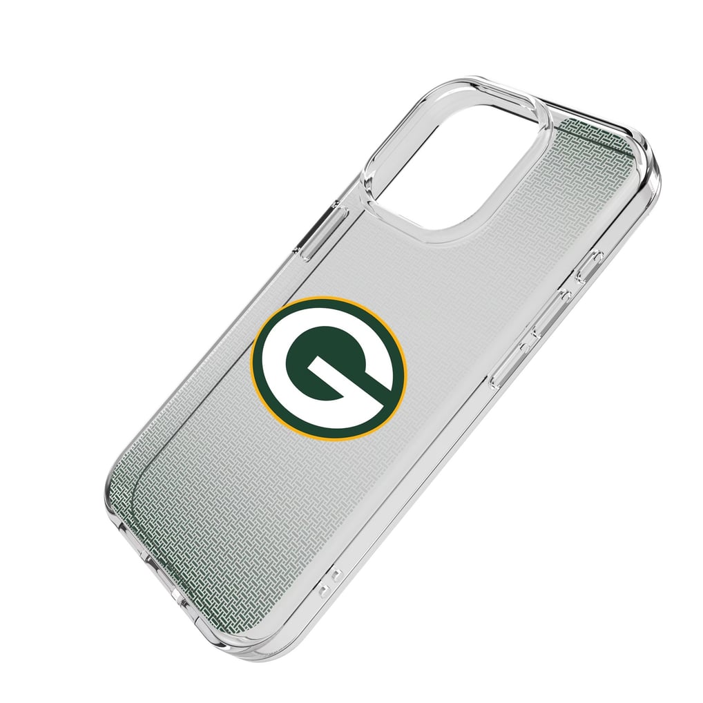 Green Bay Packers Linen Logo iPhone Clear Case
