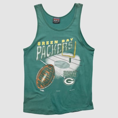 Green Bay Packers Magic Johnson Tees 1994 Tank - Green - M by Fanatics Real Vintage