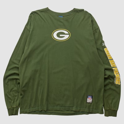Green Bay Packers NFL 2000s Long Sleeve T-shirt - Green - 2XL by Fanatics Real Vintage