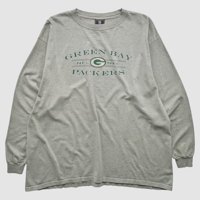 Green Bay Packers NFL 2000s Long Sleeve T-shirt - Heather Gray - 2XL by Fanatics Real Vintage