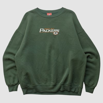 Green Bay Packers NFL 2000s Sweatshirt - Green - L by Fanatics Real Vintage