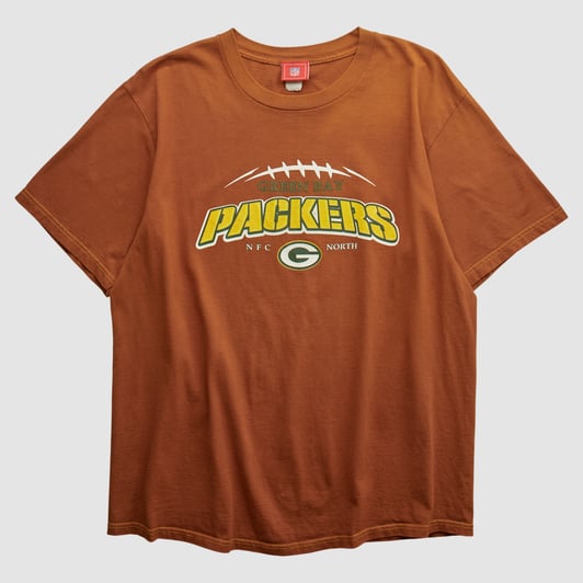 Green Bay Packers NFL 2000s T-shirt - Clay - M by Fanatics Real Vintage