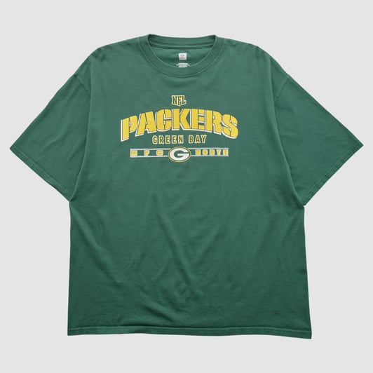 Green Bay Packers NFL 2000s T-shirt - Green - 2XL by Fanatics Real Vintage