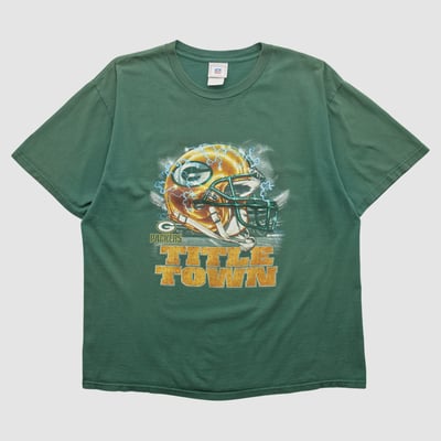 Green Bay Packers NFL 2000s T-shirt - Green - 2XL by Fanatics Real Vintage