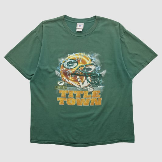 Green Bay Packers NFL 2000s T-shirt - Green - 2XL by Fanatics Real Vintage