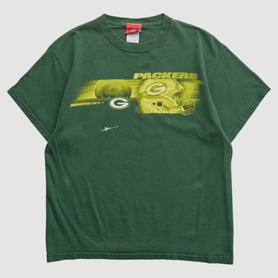 Green Bay Packers NFL 2000s T-shirt - Green - S by Fanatics Real Vintage