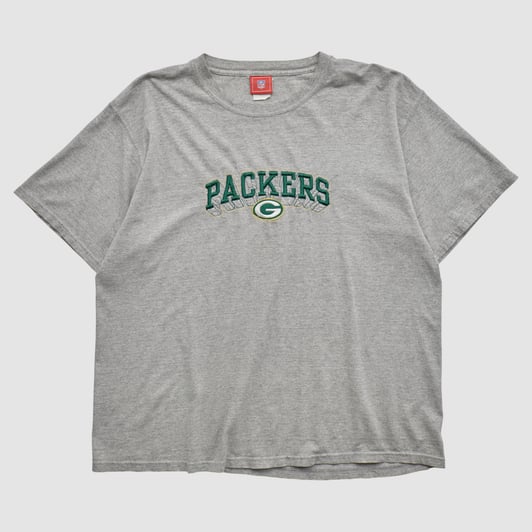 Green Bay Packers NFL 2000s T-shirt - Heather Gray - XL by Fanatics Real Vintage