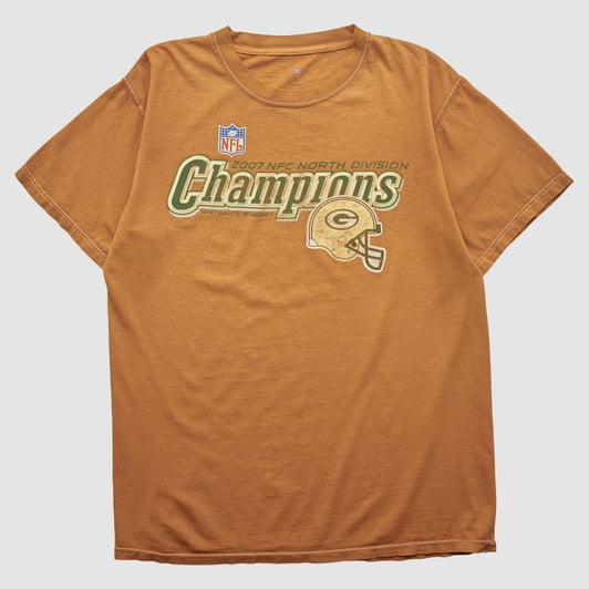Green Bay Packers NFL 2007 T-shirt - Clay - M by Fanatics Real Vintage