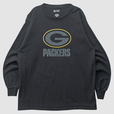 Green Bay Packers NFL 2010s Long Sleeve T-shirt - Black - XL by Fanatics Real Vintage