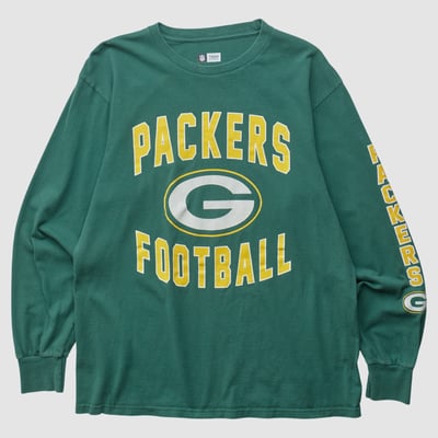 Green Bay Packers NFL 2010s Long Sleeve T-shirt - Green - M by Fanatics Real Vintage