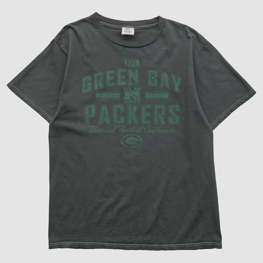 Green Bay Packers NFL 2010s T-shirt - Charcoal - S by Fanatics Real Vintage
