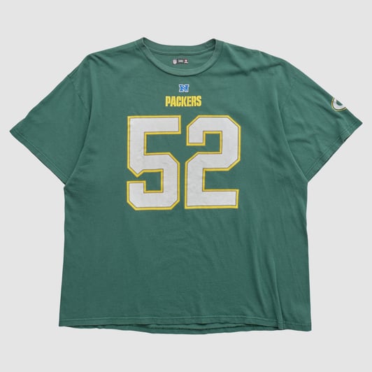 Green Bay Packers NFL 2010s T-shirt - Green - 2XL by Fanatics Real Vintage