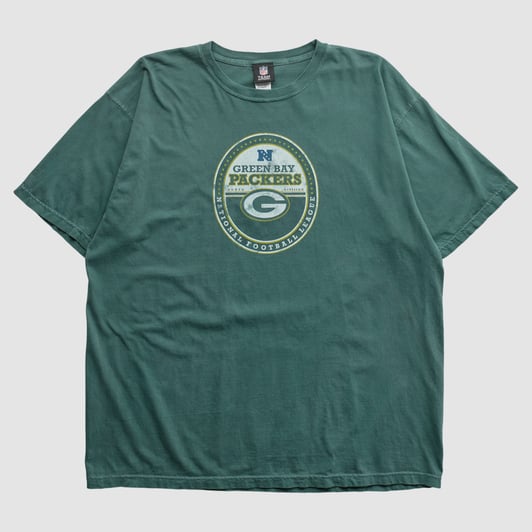 Green Bay Packers NFL 2010s T-shirt - Green - 2XL by Fanatics Real Vintage