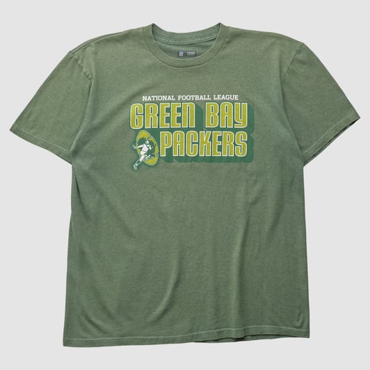 Green Bay Packers NFL 2010s T-shirt - Green - 2XL by Fanatics Real Vintage