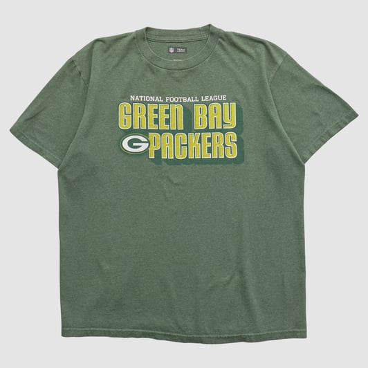 Green Bay Packers NFL 2010s T-shirt - Green - L by Fanatics Real Vintage
