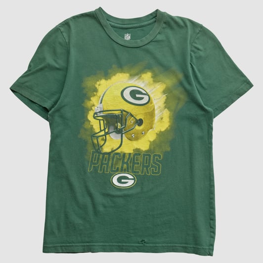 Green Bay Packers NFL 2010s T-shirt - Green - S by Fanatics Real Vintage