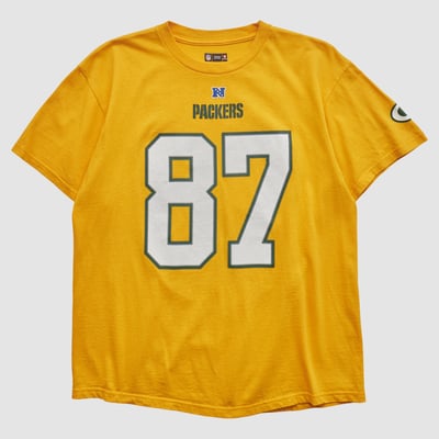 Green Bay Packers NFL 2010s T-shirt - Yellow - M by Fanatics Real Vintage