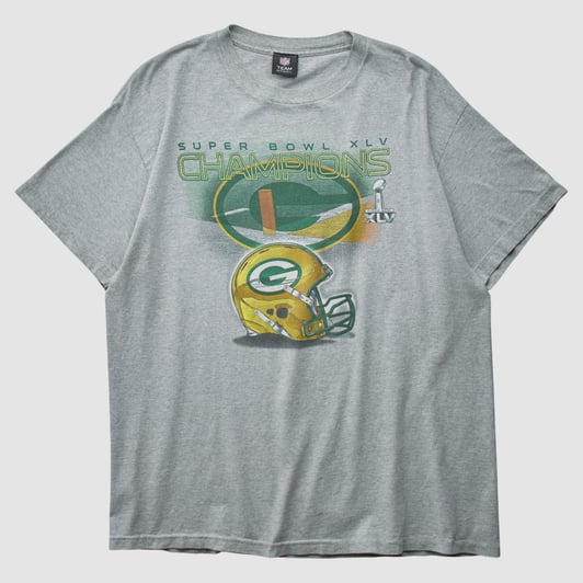 Green Bay Packers NFL 2011 T-shirt - Heather Gray - L by Fanatics Real Vintage