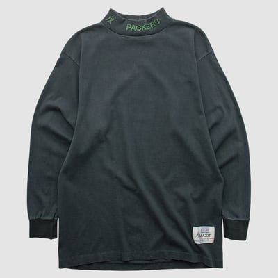 Green Bay Packers NFL Pro Line 90s Long Sleeve Top - Black - S by Fanatics Real Vintage