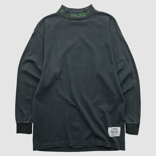 Green Bay Packers NFL Pro Line 90s Long Sleeve Top - Black - S by Fanatics Real Vintage