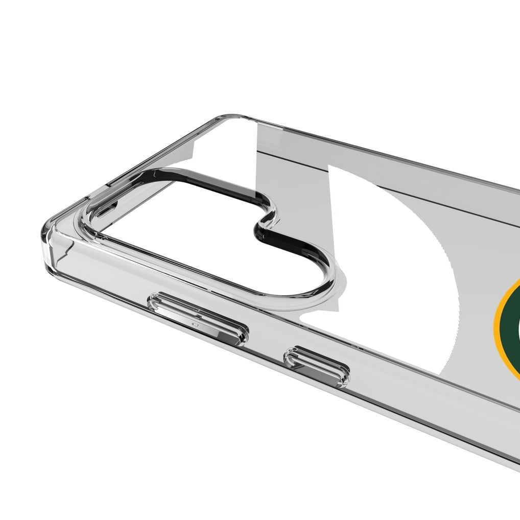 Green Bay Packers Personalized Tilt Design Galaxy Clear Case