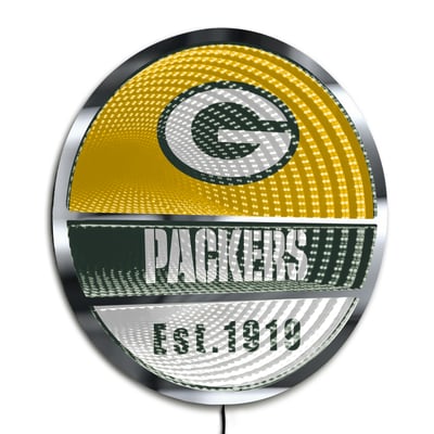 Green Bay Packers Three-Cell Circular Infinity Light