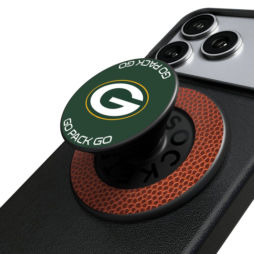 Green Bay Packers Keyscaper  Endzone Solid PopSockets Magnetic Phone Grip & Stand