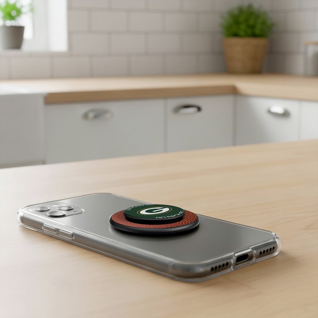 Green Bay Packers Keyscaper  Endzone Solid PopSockets Magnetic Phone Grip & Stand