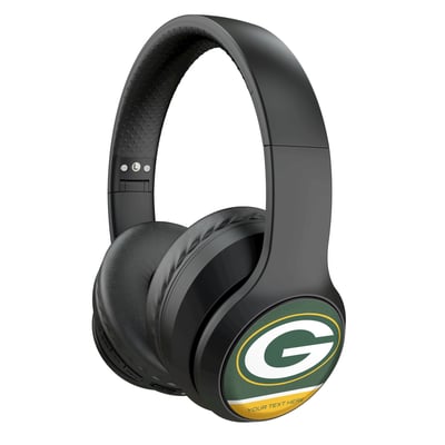 Green Bay Packers Keyscaper Personalized Endzone Solid Wireless Bluetooth Headphones With Case