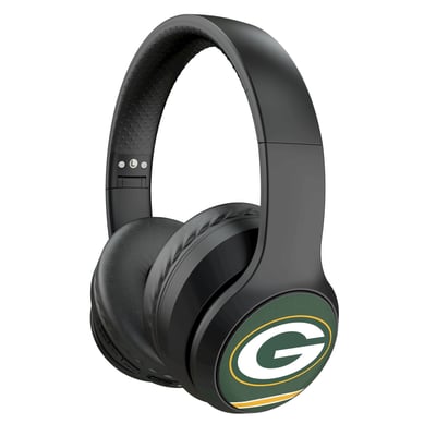 Green Bay Packers Keyscaper Stripe Wireless Bluetooth Headphones With Case